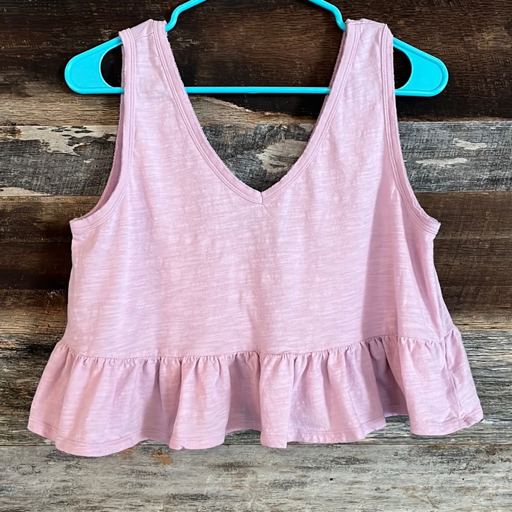 Pink crop top